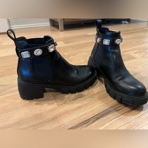 Madden Girl Black Chelsea Boots size 7.5
